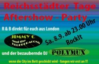 Flyer - Reichsstädter Tage - Aftershow - Party