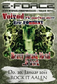 Flyer - E-Force (Ex-Voivod) + Torment Tool