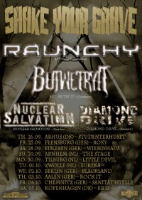 Flyer - Raunchy + But We Try It + Nuclear Salvation + Diamond Drive