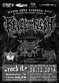 Flyer - Revel In Flesh - Death Kult Legions Album Release Show