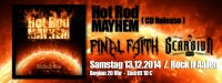 Flyer - Hotrod Mayhem + Final Faith + Scarsign