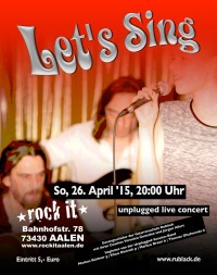 Flyer - Let's Sing