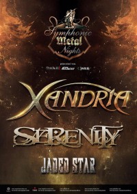Flyer - Xandria, Serenity & Jaded Star
