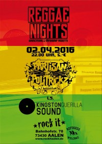 Flyer - Reggae Nights
