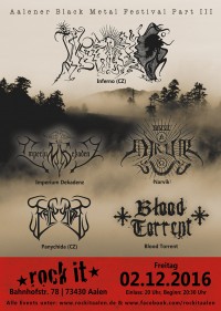 Flyer - Aalener Black Metal Festival Part III