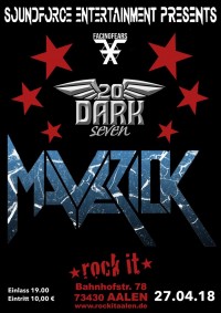 Flyer - Maverick / 20 Dark seven / FACINGFEARS