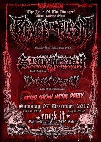Flyer - Revel in Flesh Album Release Show 2019