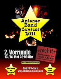 Flyer - Aalener Band-Contest IV