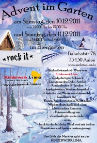 Flyer - Advent im Garten - Tag 2