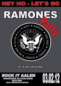 Flyer - Ramones Party